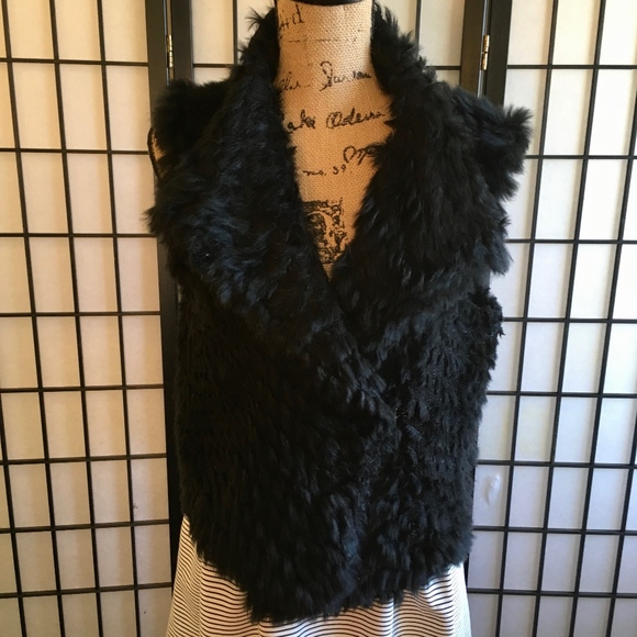 Marc by Marc Jacobs Rabbit Fur Vest - Picture 3 of 5